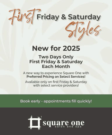 First Friday & Saturday Specials