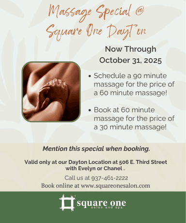 Dayton Massage Specials for October